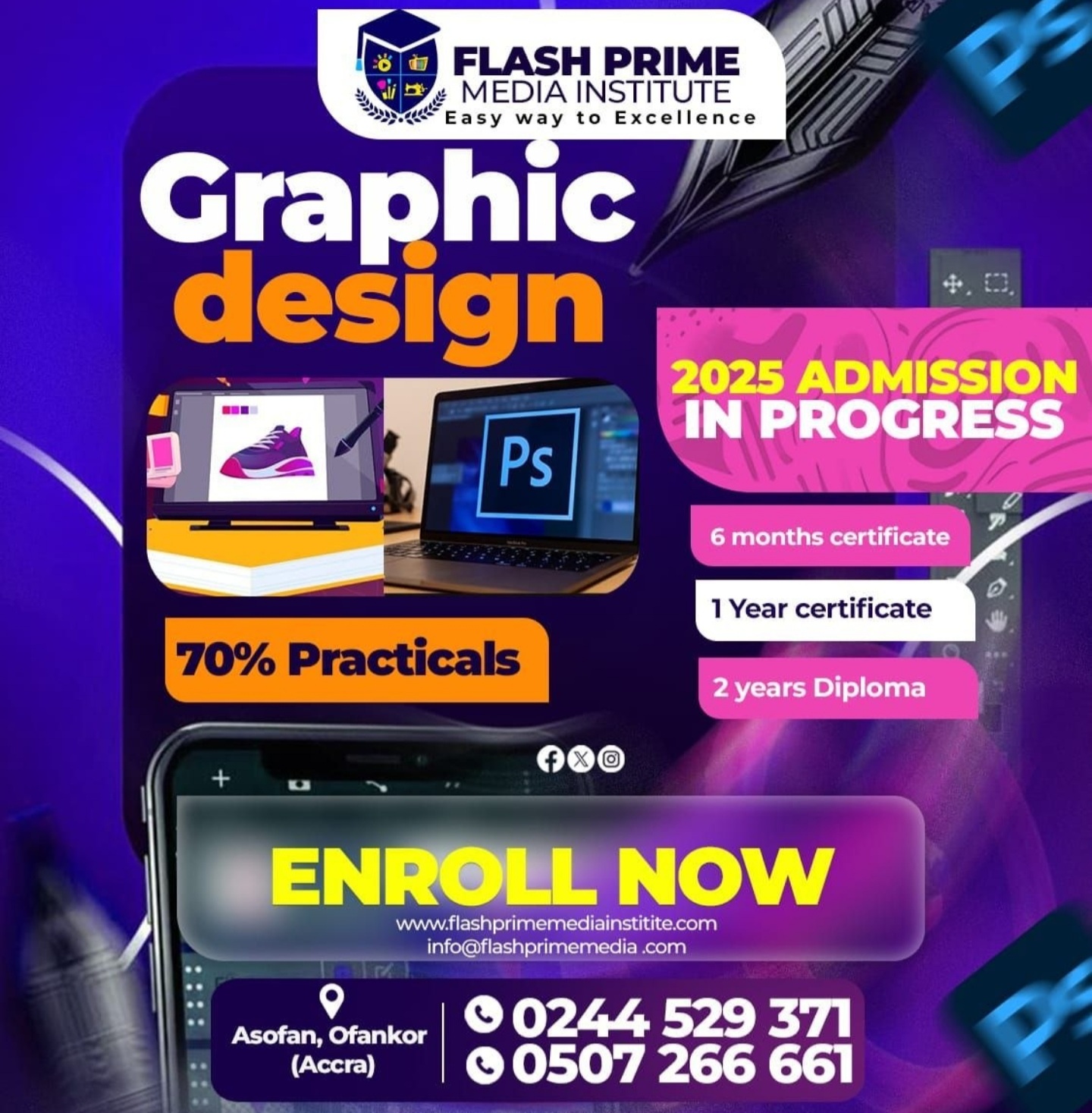 Learn Graphic Design At Flash Media Institute – Admission Is In Progress